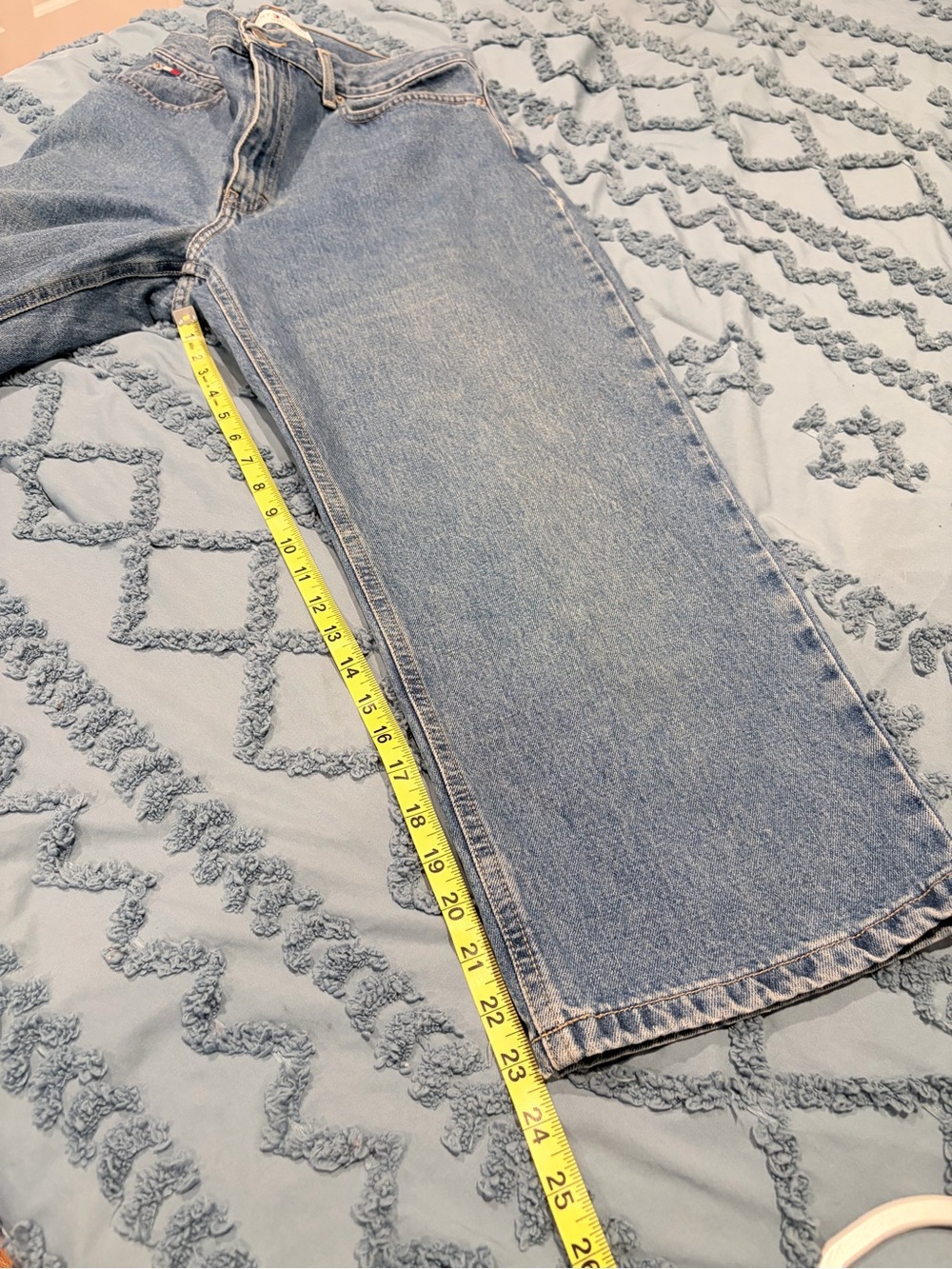 Tommy Hilfiger Jeans Vintage Wide Leg Crop Jeans – Size 14 - Picture 10 of 10